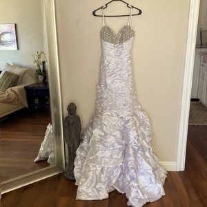Mac Duggal wedding or ball gown.